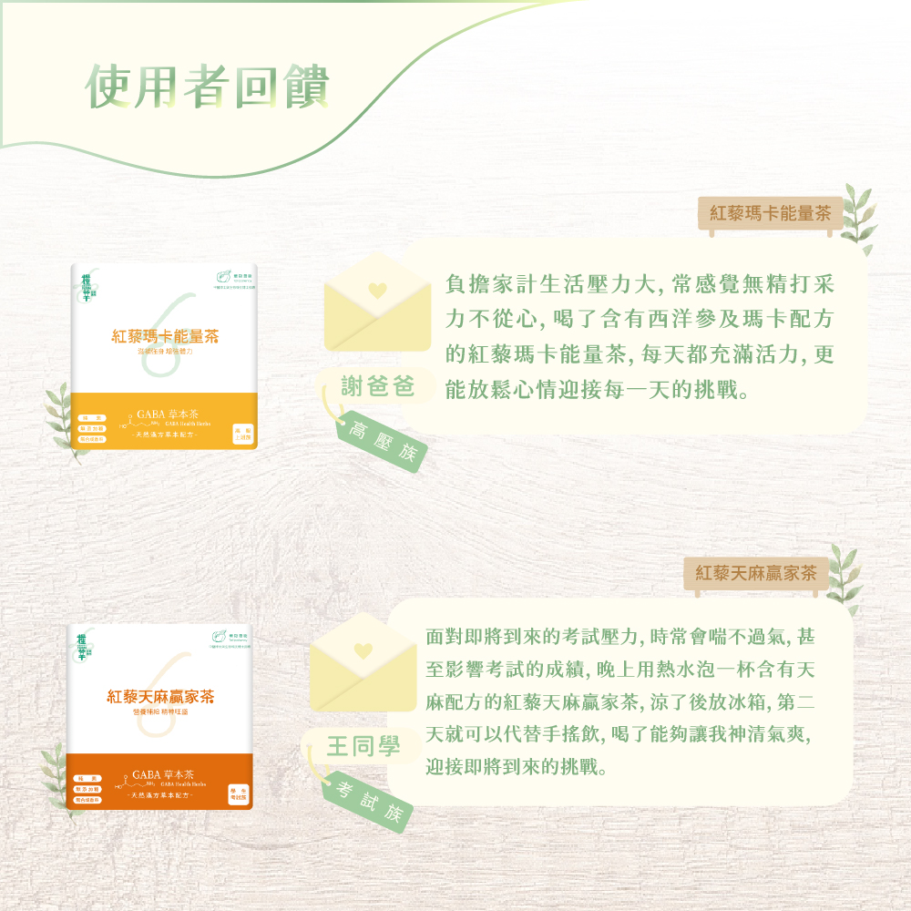 輕盈與優雅,養護如花般綻放的容顏 花神養妍茶 OL外食族 GABA桑葉、茉莉綠茶、洛神、玫瑰、荷葉、石斛、山楂、決明子、甜菊葉 Hot 熱飲 使用500c.c,900-95*的熱水浸泡約15分鐘即可飲用 Cold 冷飲 使用500c.c,900-95*的熱水浸泡約15分鐘後放入冰塊或冰鎮後即可飲用